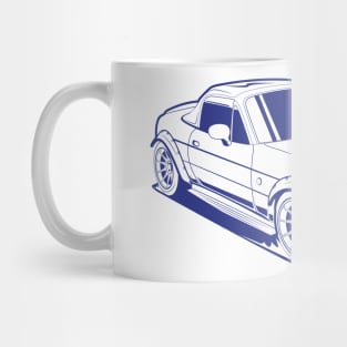 Blue line miata classic Mug